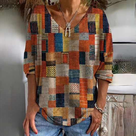 ENOLA - Elegante camiseta vintag