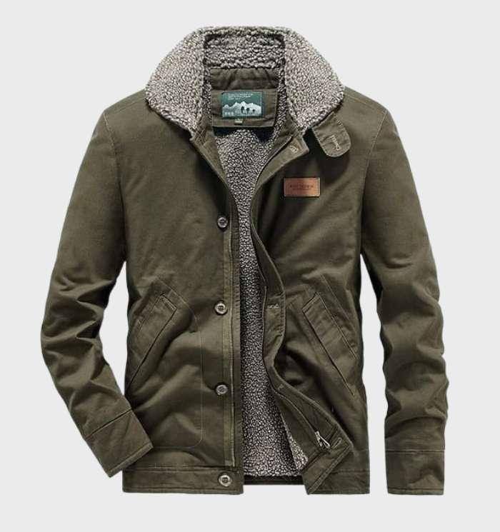 Lando | Chaqueta de protección contra cortes y puñaladas para defensa personal con bolsillos y cierre de cremallera