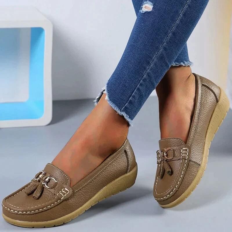Amy - Semi-zapatos ortopédicos de cuero