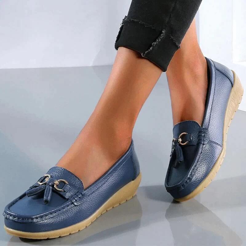 Amy - Semi-zapatos ortopédicos de cuero