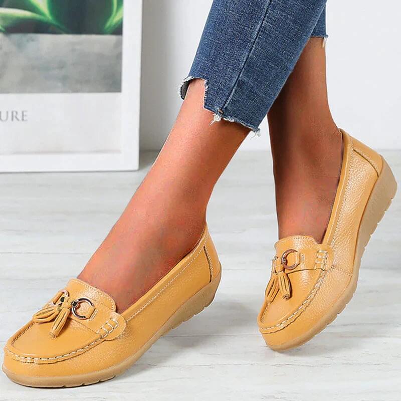Amy - Semi-zapatos ortopédicos de cuero