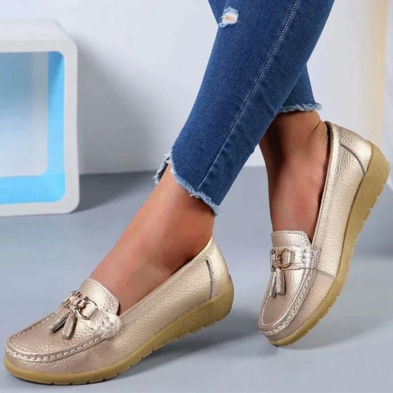 Amy - Semi-zapatos ortopédicos de cuero