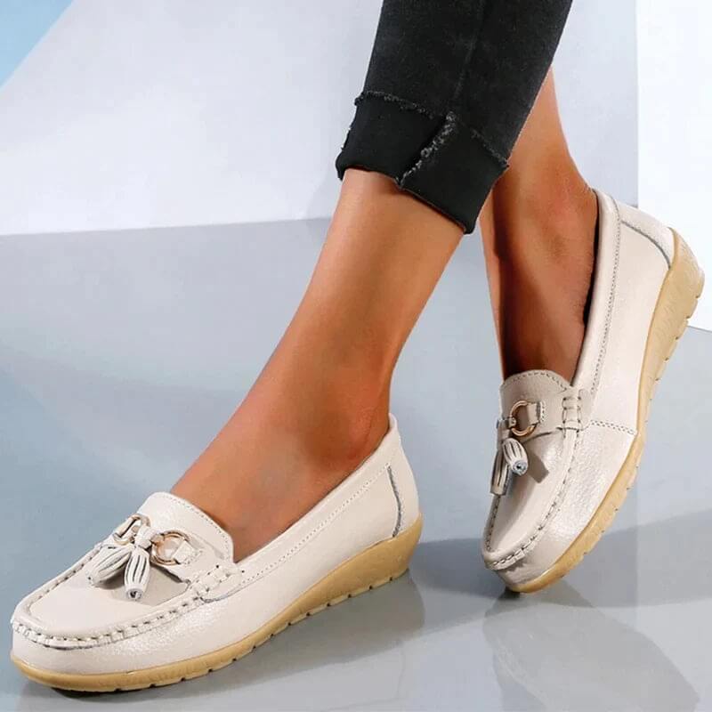 Amy - Semi-zapatos ortopédicos de cuero