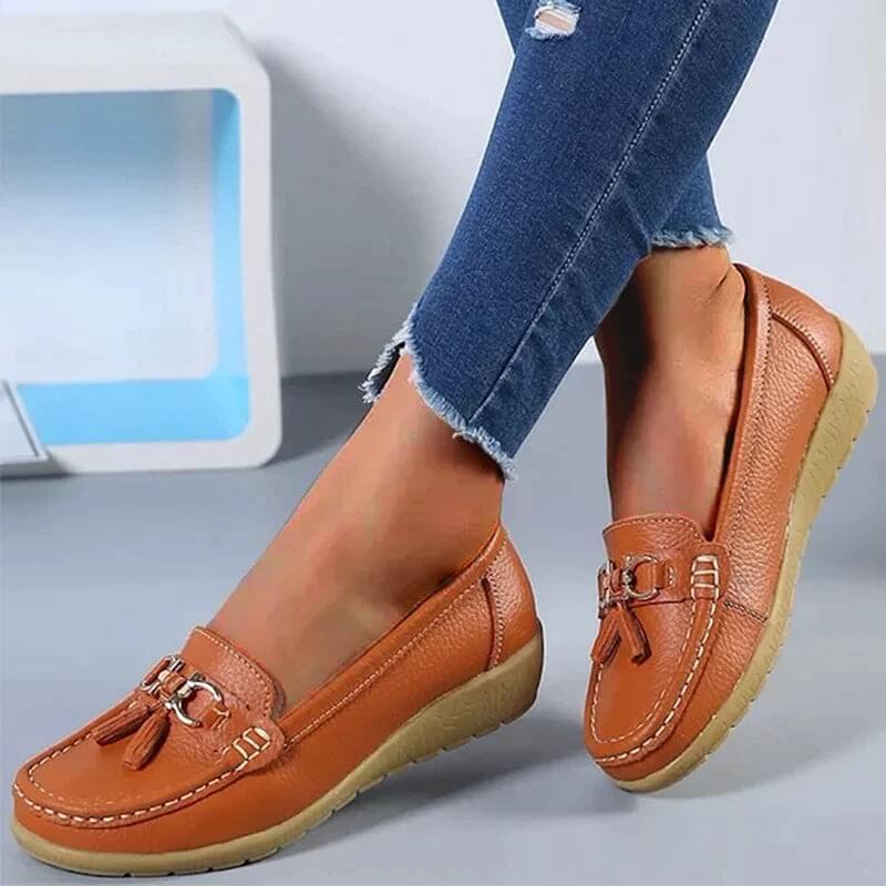 Amy - Semi-zapatos ortopédicos de cuero