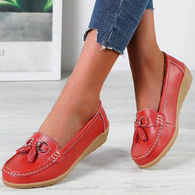 Amy - Semi-zapatos ortopédicos de cuero