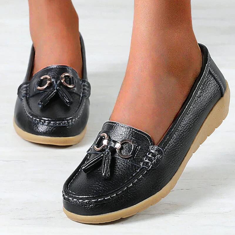 Amy - Semi-zapatos ortopédicos de cuero