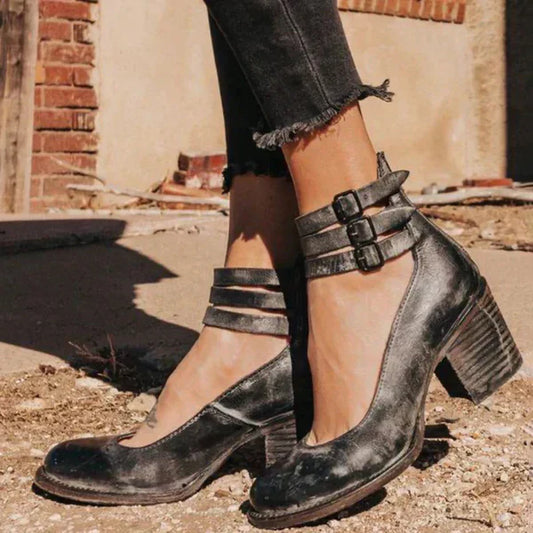 Neda - Bombas de moda con correa de tobillo