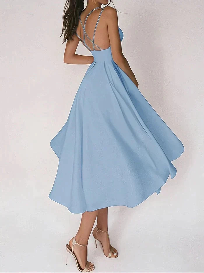 CHANTAL - Elegante vestido con escote en V