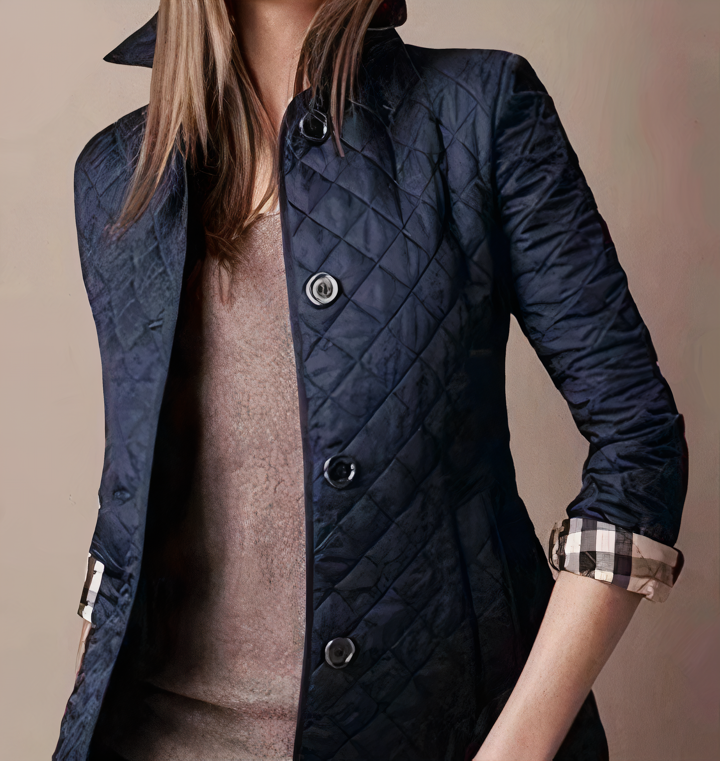 Evelyn - Chaqueta de seda y algodón para mujer