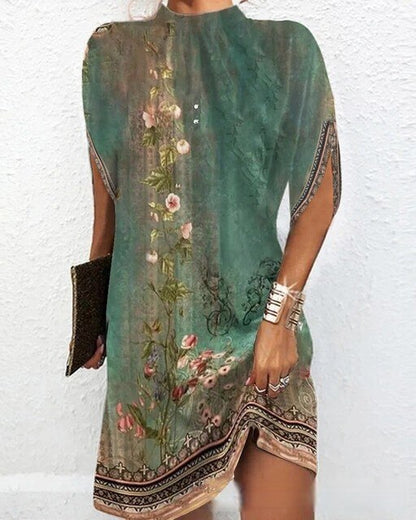 CIELO - Vestido de moda con mangas murciélag