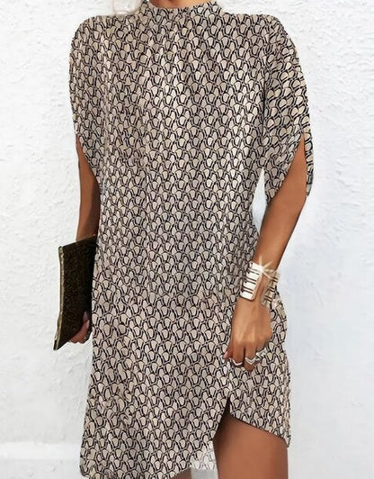 CIELO - Vestido de moda con mangas murciélag