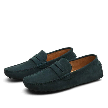 HUGO - Mocasines de ante estilo italian