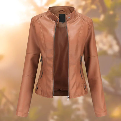 Chaqueta de cuero para mujer - Halle