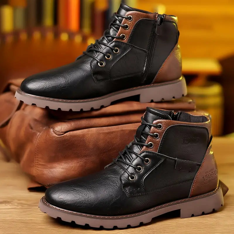 Botas de piel con cremallera - Kylo