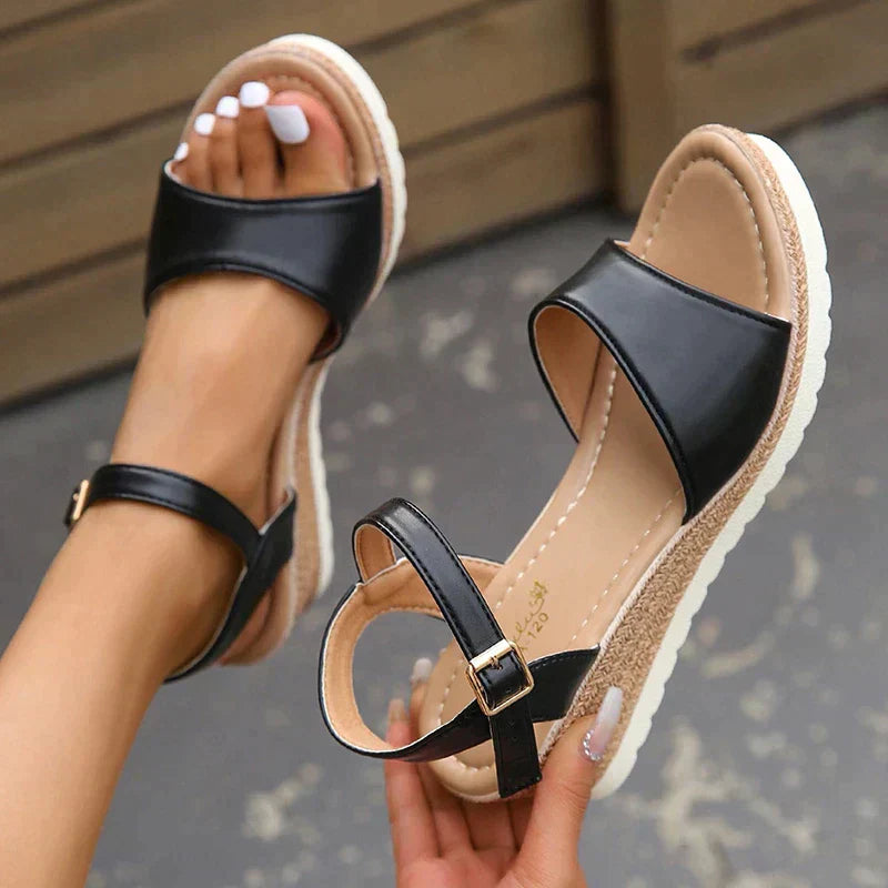 ANNIE - Sandalias ortopédicas con cuñ