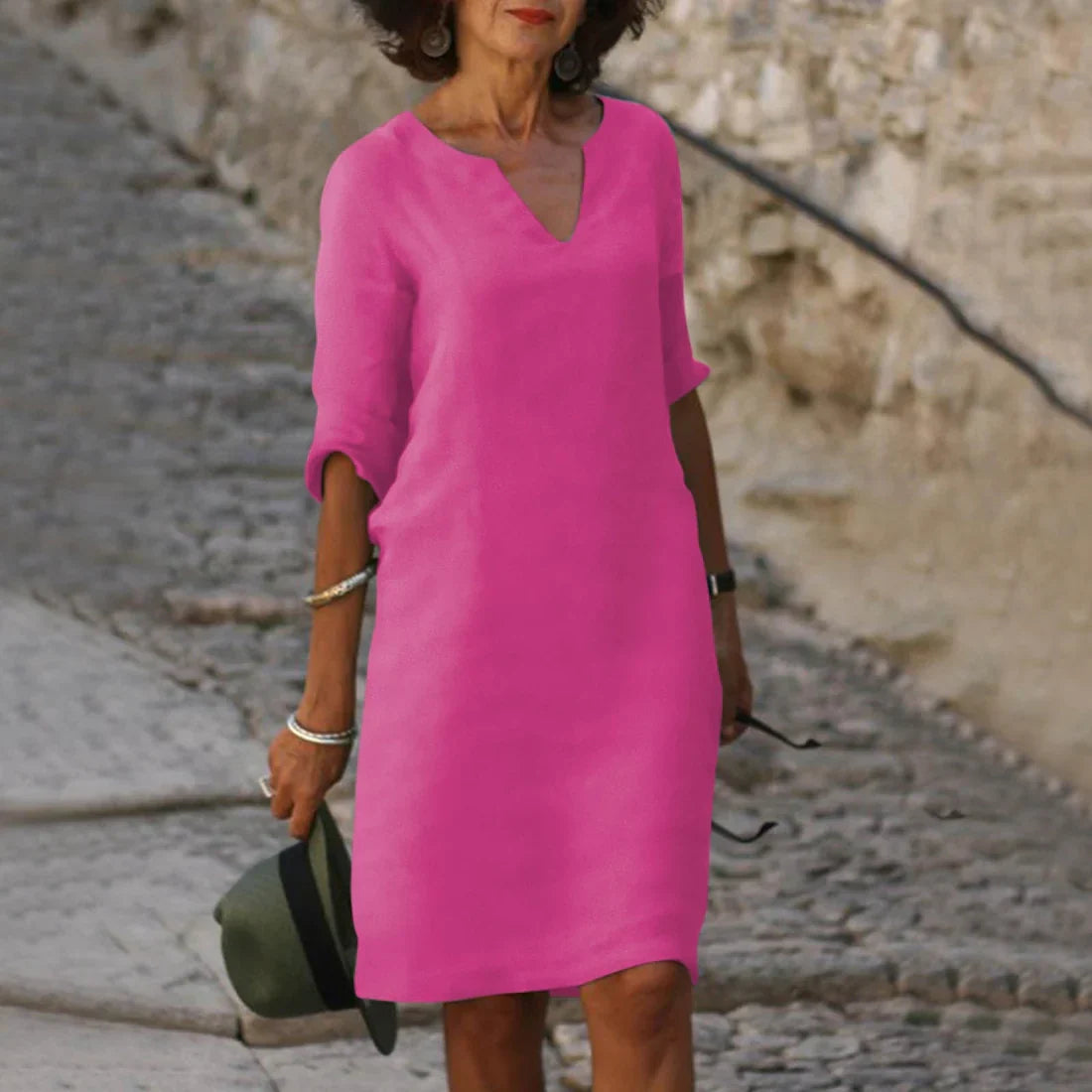Vondra – Elegante vestido hasta la rodilla