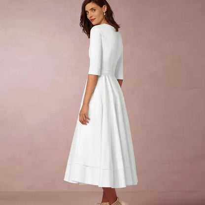 Azmira – Elegante vestido midi de línea A