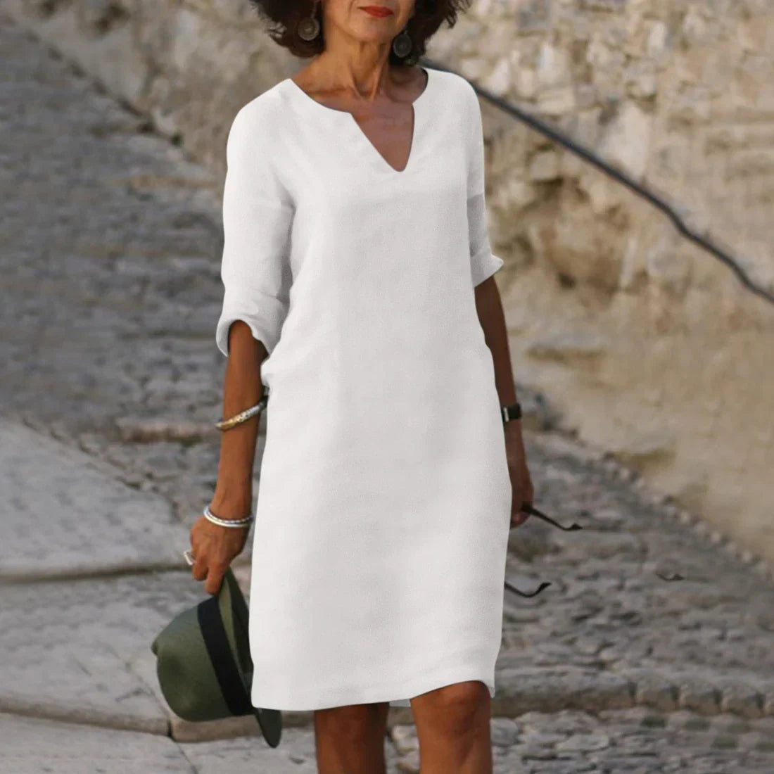 Vondra – Elegante vestido hasta la rodilla