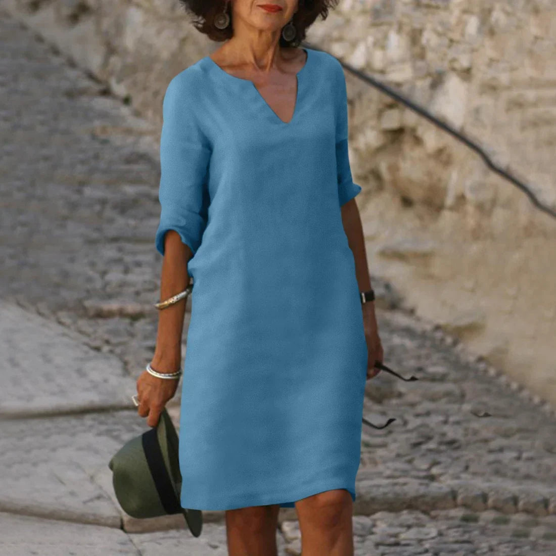 Vondra – Elegante vestido hasta la rodilla