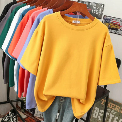 Rhoswen – Camiseta oversize de algodón