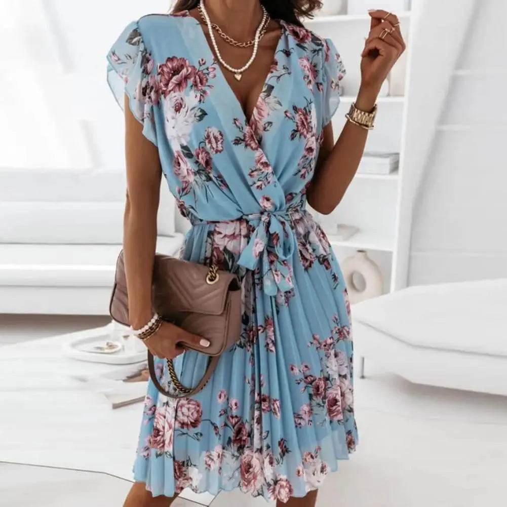 Gloria - Elegante vestido con estampado flora