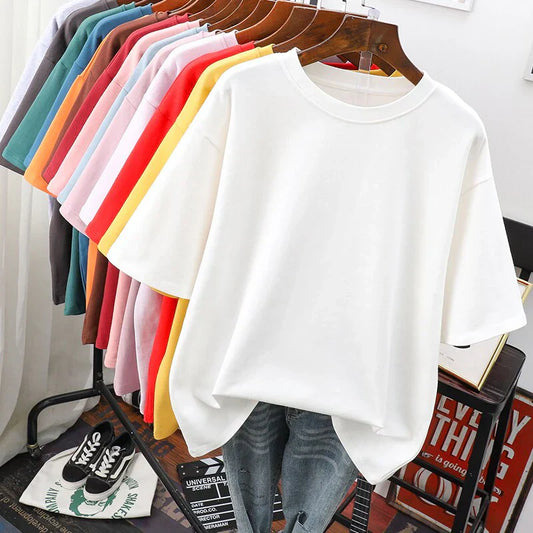 Rhoswen – Camiseta oversize de algodón