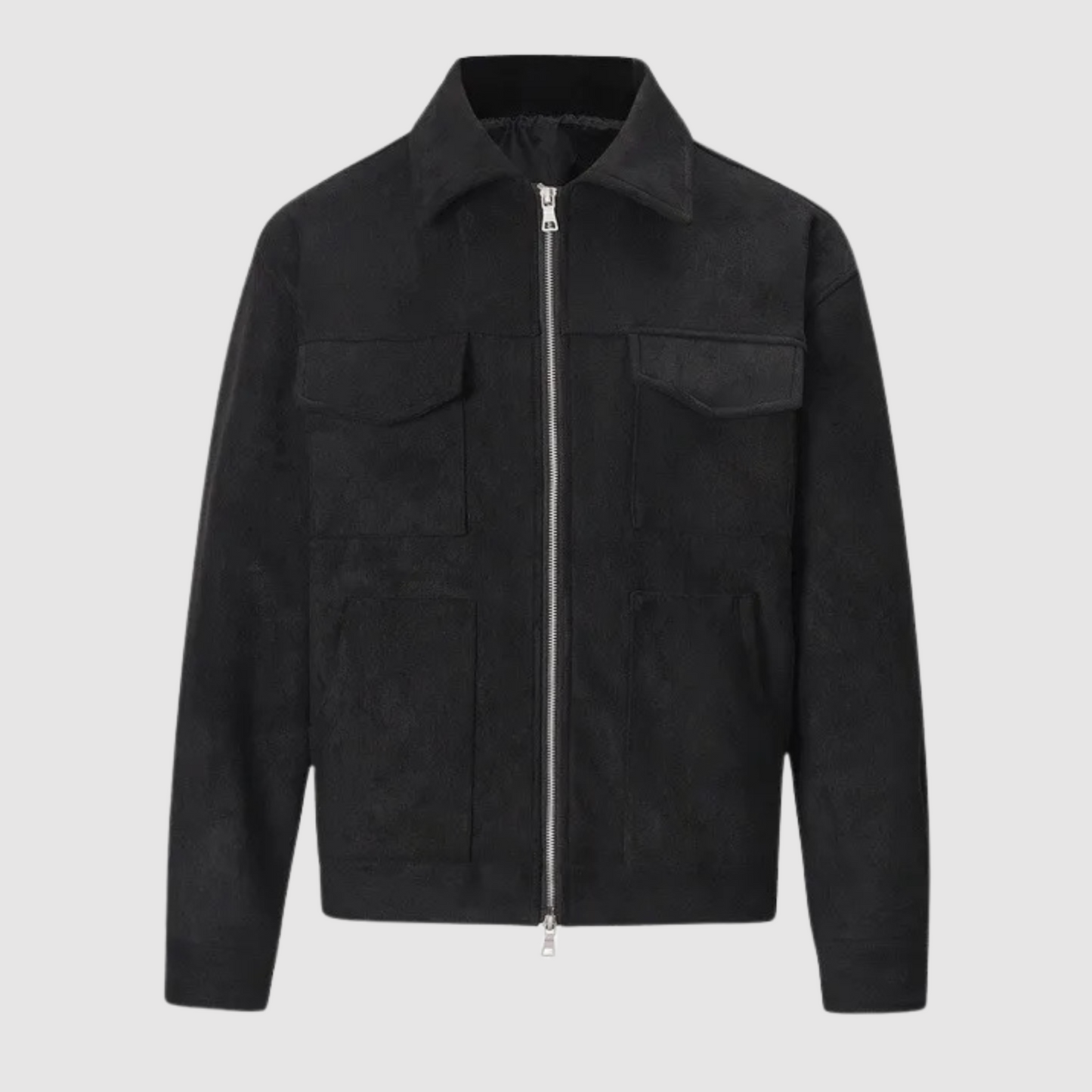 Lionel - Chaqueta de calle clásica de ante