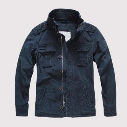 Clark - Cazadora vaquera retro con varios bolsillos