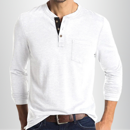 Charles - Camiseta de manga larga para hombre