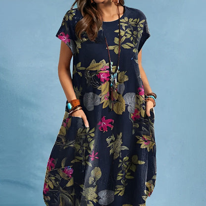 KAJSA - Elegante vestido natura