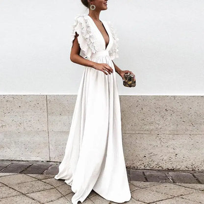 Kailey - Elegante vestido con mangas fruncida