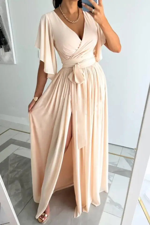 Fedelma - Elegante vestido con escote en