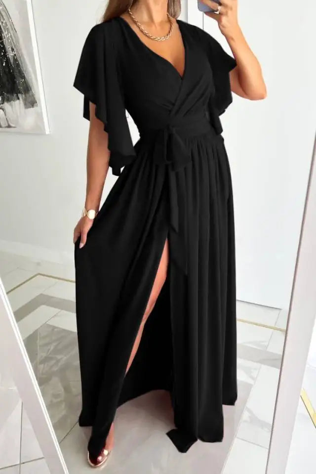 Fedelma - Elegante vestido con escote en