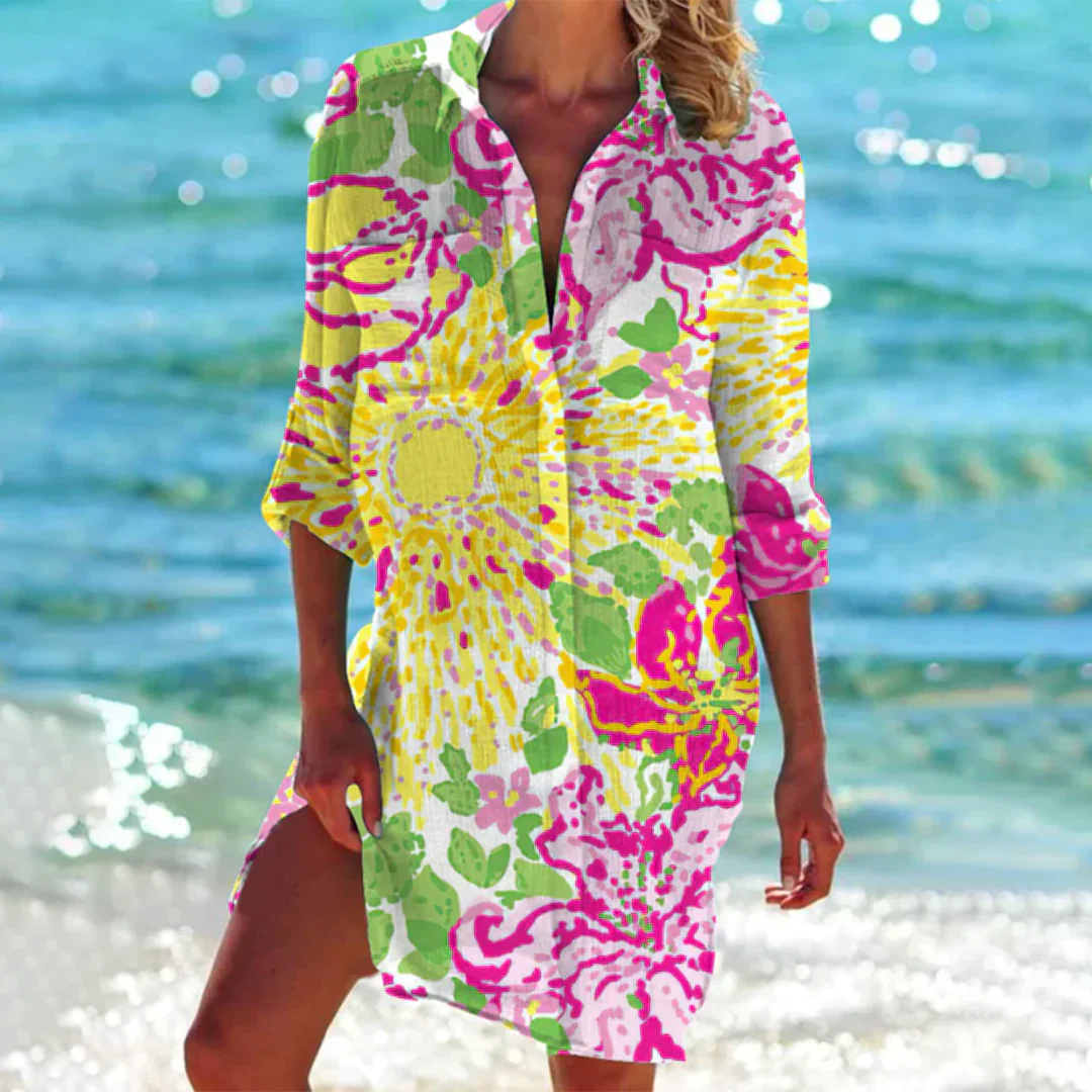 Catherine - Vestido camisero veraniego