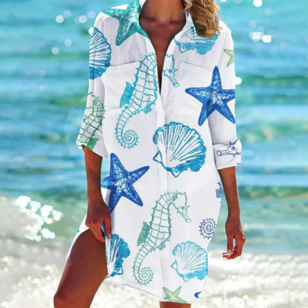 Catherine - Vestido camisero veraniego