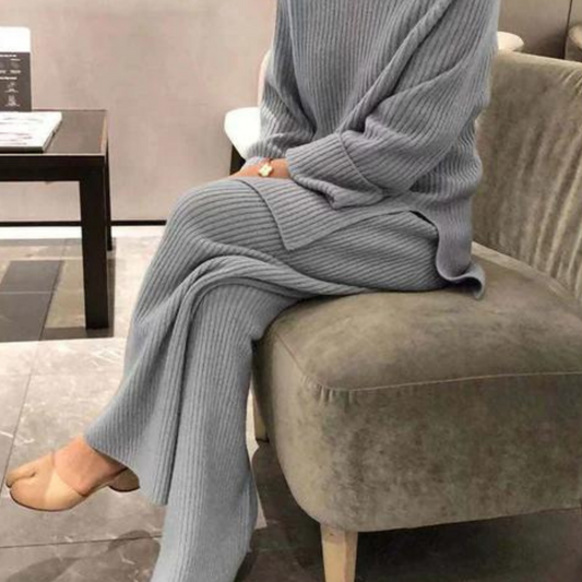 Conjunto informal de jersey y pantalón de punto - Samantha