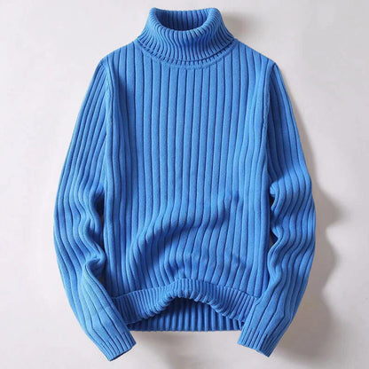 Herren-Jersey de cuello alto de lana merina - Wyatt