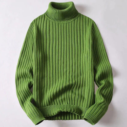 Herren-Jersey de cuello alto de lana merina - Wyatt