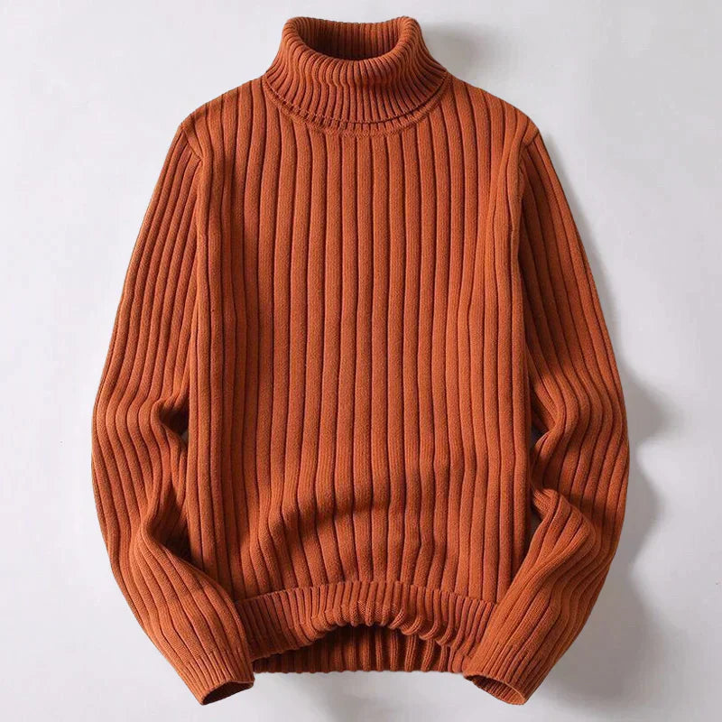Herren-Jersey de cuello alto de lana merina - Wyatt