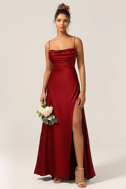 Alvaree – Elegante maxi vestido de satén