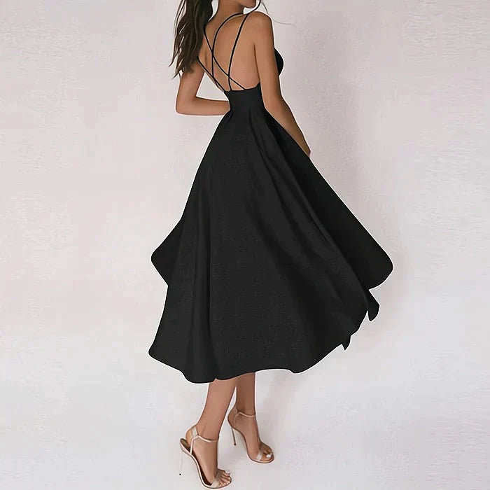 CHANTAL - Elegante vestido con escote en V