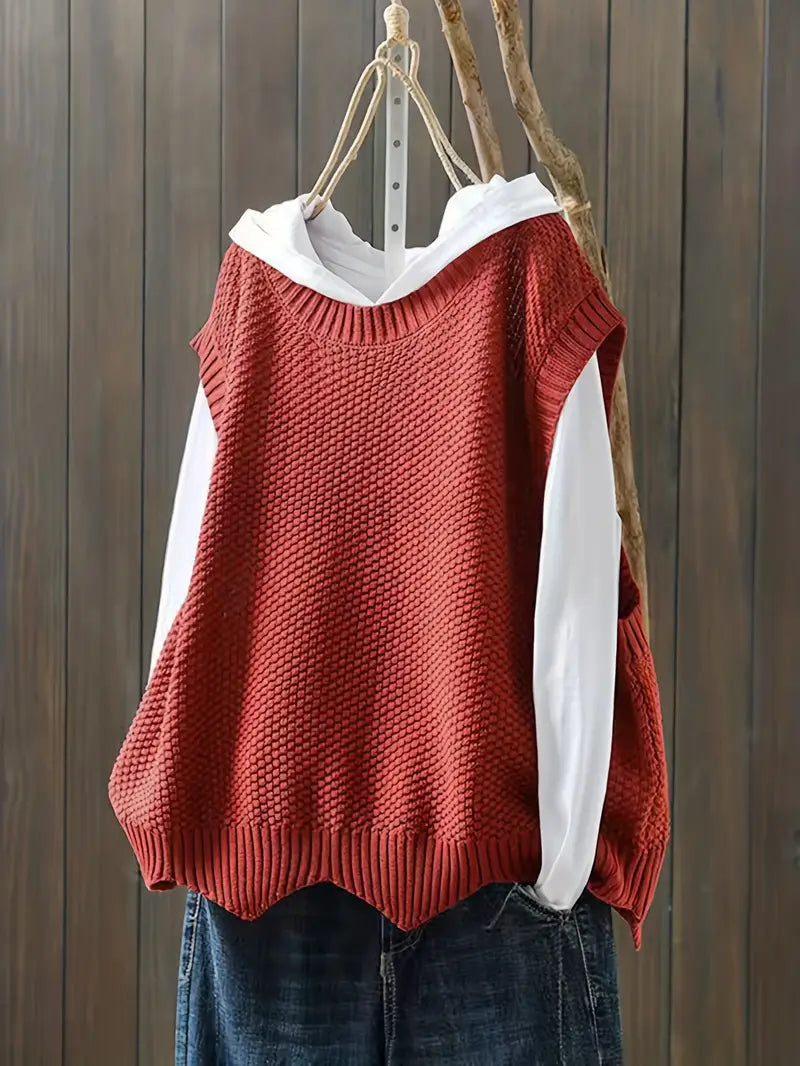 Mia – jersey con cuello redondo