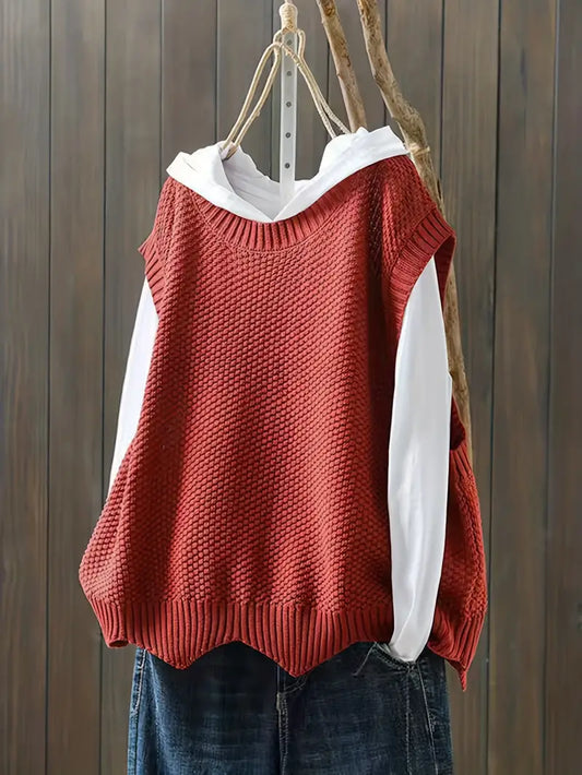 Mia – jersey con cuello redondo