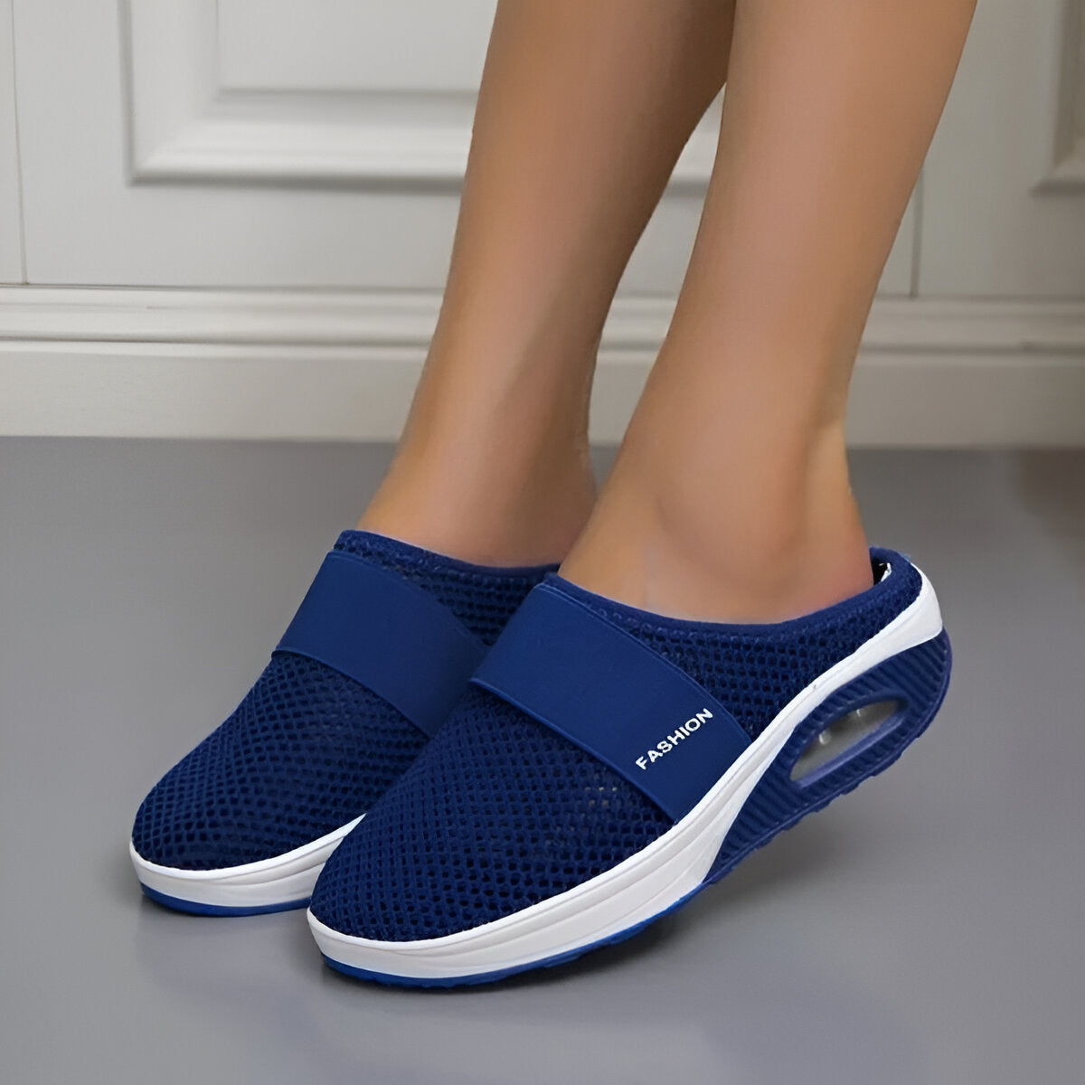 Macy - Sandalias ortopédicas con tacón de cuñ