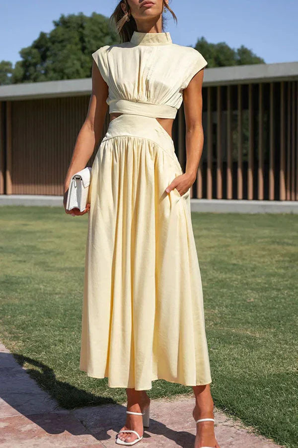 Arabella - Maxivestido plisado para mujer