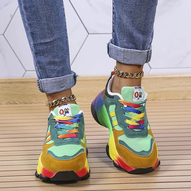 Helen - Zapatillas deportivas ortopédicas de colores con estil