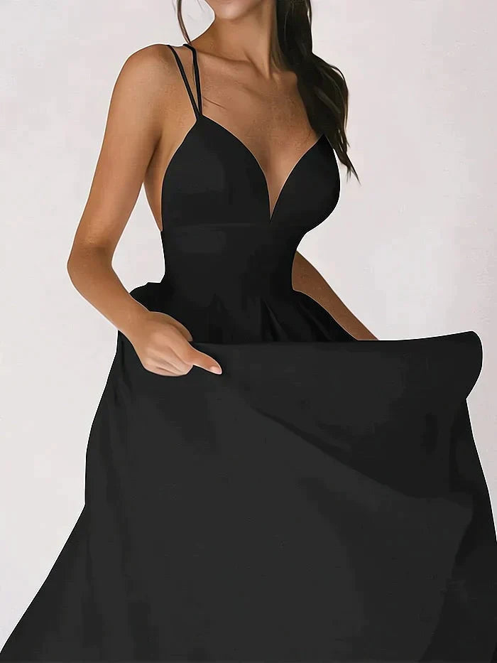 CHANTAL - Elegante vestido con escote en V