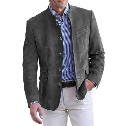 Roam - Chaqueta clásica con botones para hombr