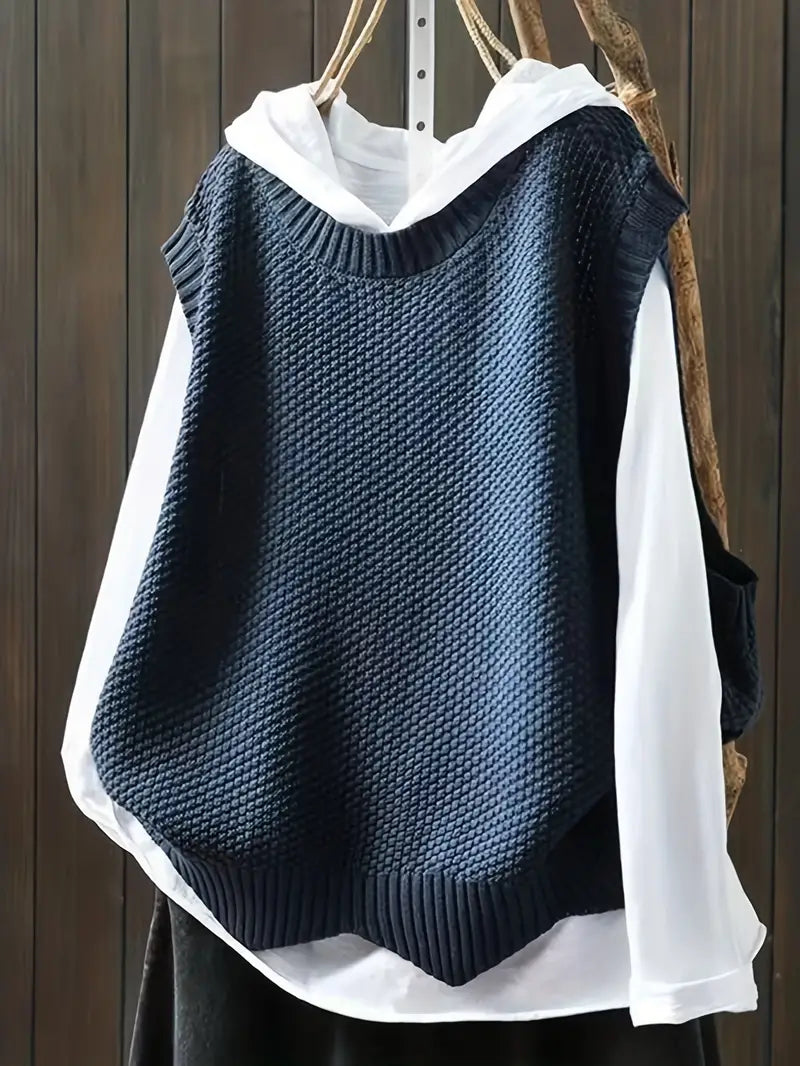 Mia – jersey con cuello redondo
