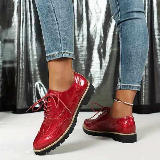 Ninette – Zapatos de piel brillante